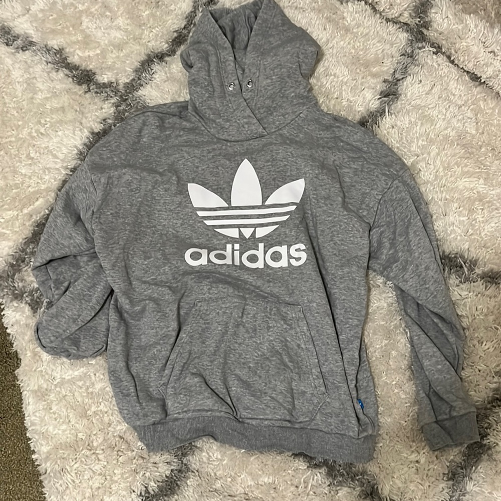 Adidas hoodie gray